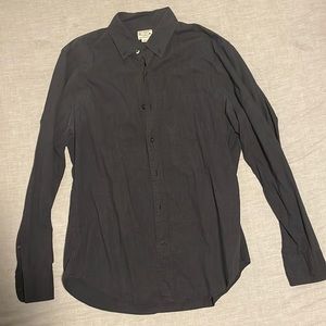 J Crew Factory Black Long Sleeve Shirt
